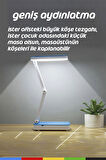 Şarjlı Robot LED Masa Lambaları – Katlanabilir, Portatif, Kamp & Ders Çalışma Işığı (24 LED)