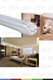Beyaz 60 cm LED Floresan – 12V Adaptör Dahil, Yüksek Verimli Aydınlatma