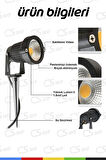 7W COB LED Çim Aydınlatma Kazıklı Bahçe Armatürü – IP65 Gün Işığı