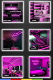 12V İç ve Dış Mekan Pembe Neon LED Şerit – 5 Metre Esnek Silikon Neon  (1 cm’de Bir Kesilebilir)