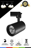 Siyah Kasa ve Beyaz 30W Led Ray Spot – 360° Döner Başlıklı Raylı Armatür