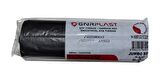 GNR Endüstriyel Jumbo Çöp Torbası Poşeti - 2 Kat - Siyah - 500 Gr. - 80x110 Cm. -10 x 10 Rulo