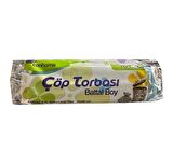 Canhome Mavi Büyük Boy Battal 75x90 Cm. 30 Litre Çöp Torbası Poşeti - 10 Adetlik Rulo