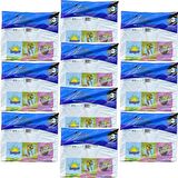Arma Baskılı Mini Blok Poşet Torba - No : 3 - 30x50 Cm. - Beyaz - 100 Adetlik 10 Paket