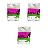 Naksan Arma Şeffaf Naylon 3 lük 25x42 Cm. Bakkaliye Poşeti Torbası - 1 Kg. - Ort. 140 Adet - 3 Paket