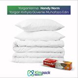 Handy Vakumsuz Şeffaf Yorgan Yastık Battaniye Nevresim Kılıfı Poşeti Torbası - 10 Adetlik 10 Kutu
