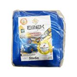 Emek Çadır Kumaşı Branda Tente UV Güneşlik Gölgelik Koruma Yağmur Su Geçirmez - 5x5 Metre - 3 Paket