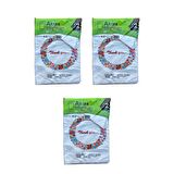 Arma Baskılı Mini Blok Poşet Torba - No : 2 - 25x37 Cm. - Beyaz - 100 Adetlik 3 Paket