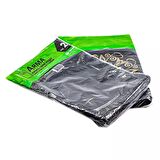 Arma Baskılı Mini Blok Poşet Torba - No : 2 - 25x37 Cm. - Siyah - 100 Adetlik 3 Paket