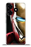 Tecno Spark 10 Pro Esnek Silikon Kamera Koruma 4k Desenli Özel Tasarım - Ironman Look