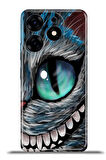 Tecno Spark 10 Pro Esnek Silikon Kamera Koruma 4k Desenli Özel Tasarım - Arsiz Kedi