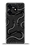 Tecno Spark 10 Pro Esnek Silikon Kamera Koruma 4k Desenli Özel Tasarım - Kingsnake