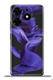 Tecno Spark 10 Pro Esnek Silikon Kamera Koruma 4k Desenli Özel Tasarım - Purple Dance