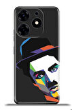 Tecno Spark 10 Pro Esnek Silikon Kamera Koruma 4k Desenli Özel Tasarım - Chaplin