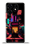 Tecno Spark 10 Pro Esnek Silikon Kamera Koruma 4k Desenli Özel Tasarım - Tokyo Sokak