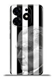 Tecno Spark 10 Pro Esnek Silikon Kamera Koruma 4k Desenli Özel Tasarım - SiyahBeyazAtatürk