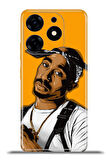 Tecno Spark 10 Pro Esnek Silikon Kamera Koruma 4k Desenli Özel Tasarım - Tupac