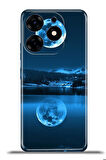 Tecno Spark 10 Pro Esnek Silikon Kamera Koruma 4k Desenli Özel Tasarım - Dolunay Deniz