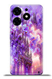 Tecno Spark 10 Pro Esnek Silikon Kamera Koruma 4k Desenli Özel Tasarım - Pembe Kale