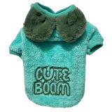 Gedyco Cute Boom Premium Peluş Orta Irk Köpek Sweatshirtü (8 kg-20 kg arası köpeklere uygundur)
