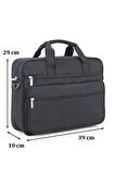  Case Club 15.6 Inç Klasik Sade El Omuz Laptop Evrak Çantası
