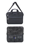 Case Club Unisex El Çantası 15.6 inç Laptop bilmeli Omuz Askılı 39*29*10 cm