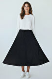 KADIN BELİ LASTİKLİ KALIN KIŞLIK BALIK ETEK