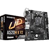 Gigabyte A520M K V2 AMD A520 AM4 DDR4 5100 MHz Masaüstü Anakart