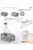 Holmer Coolstyle (Deluxe Kumaş) Premium Cibinlikli Dönenceli Anne Yanı/Oyun Parkı/Park Yatak 70x110cm Gri