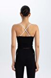 DeFactoFit Kare Yaka Askılı Sporcu Atlet C0558AX24SMBK81
