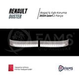 Renault Duster 2024 Üzeri Için Krom Bagaj Iç Eşik Koruma 2 Parça Paslanmaz Çelik
