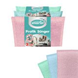 SMARTER PRATİK SÜNGER 3 LÜ BULAŞIK SÜNGERİ