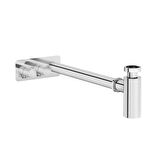 VitrA Origin A45156 Lavabo Sifon Seti, Asimetrik, Rozetli, Krom