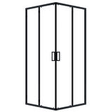 VitrA Duş Kabin 65650002279 Sürgülü Köşe, 90x90,  Mat Siyah Profil
