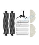 Dreame D10S D10S Pro Uyumlu Yedek Silikon Fırça Hepa Filtre Mop Seti-10 Parça