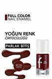 Flormar Yoğun Renk Veren Parlak Oje (KİREMİT KIRMIZISI)-full Color Nail Enamel-fc10 Penthouse-8690604310463