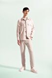 DeFacto Yazlık Gabardin Chino Kanvas Pantolon Slim Fit Dar Kesim Dar Paça Cepli B2089AX24SPGR368