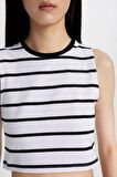 DeFacto Slim Fit Dar Kesim Çizgili Bisiklet Yaka Atlet C6206AX24SMBK81