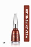 Flormar Metalik Parlak Oje - Star Shine Nail Enamel - 011 Spıce Up-8682536005678