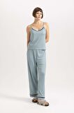 DeFacto Regular Fit Askılı Casual Pijama Üstü-Fall in Love B6560AX23AUGN1200