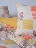 Cotton Box Flanel Nevresim Takımı Çift Kişilik Palm Hardal
