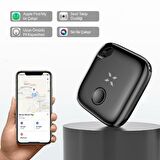 Air tag Akıllı Bluetooth Takip Cihazı Apple Find My App ile Konum, Eşya Bulucu Siyah Tag X6602