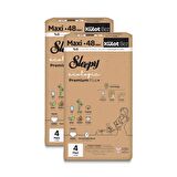 Sleepy Ecologic Premium Plus Süper Paket Külot Bez 4 Numara Maxi 96 Adet