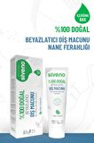 Siveno %100 Doğal Diş Macunu Beyazlatıcı Nane Ferahlığı Florürsüz 65 Gr