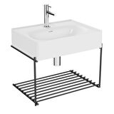 VitrA Equal 64082 Lavabo Ünitesi, 60 cm, Raflı, Beyaz