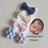 Yenidoğan Tokası Bebek Hediyelik 5'li Saçsız Bebek Toka Set