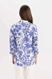 DeFacto Loose Fit Desenli Uzun Kollu Gömlek U3684AZ24SMBE284