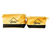 Home Jüt Hasır Ev Düzenleyici Mutfak Banyo Salon Sepeti Katlanır Sıvı Korumalı İkili Set O-K