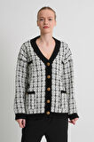 ALEXANDERGARDI DESENLİ CEPLİ TRİKO HIRKA (A91022-S)
