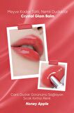 Yoğun Pigmentli ve Işıltılı Dudak Balmı Clio Crystal Glam Balm (04 Honey Apple)